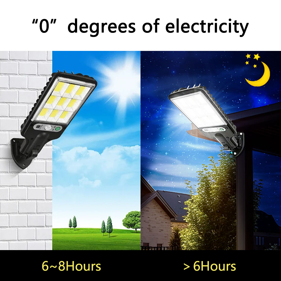 108COB Outdoor Solar Street Li - Outdoor Power Garage ulasan dan harga