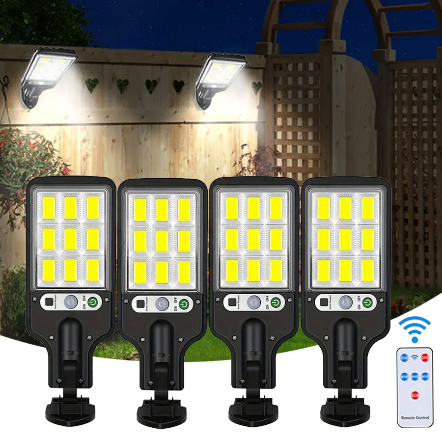 108COB Outdoor Solar Street Li - Outdoor Power Garage ulasan dan harga