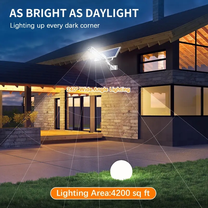 2/1PCS Powerful Solar Light Ou - Outdoor Power Garage ulasan dan harga
